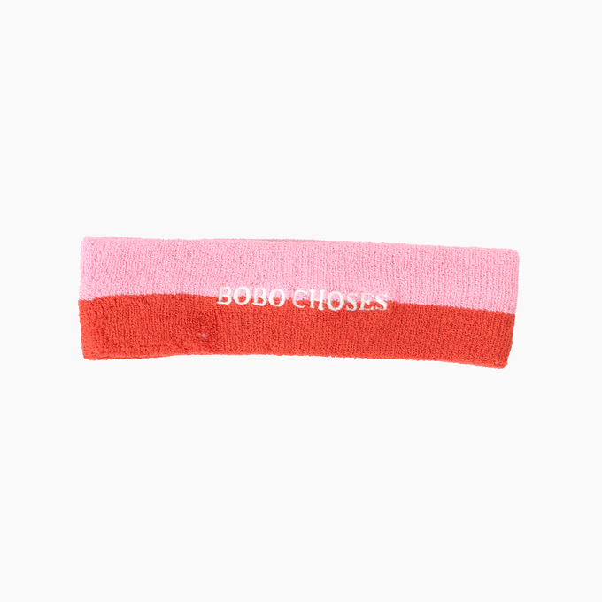 BOBOCHOSES ボボショーズ<br>Bobo Choses pink towel headband